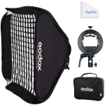 GODOX S2 SUPPORTO BOWENS PER FLASH A SLITTA CON SOFTBOX 60X60CM