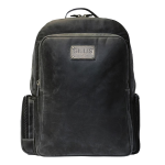 Gillis London 7752B-BLK Vintage Photography Backpack: Elegance and Functionality for the Modern Professional - Space for DSLR, Lenses, and Laptop
