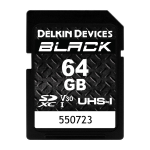 DELKIN SDXC  64GB  BLACK USH-I C10 U3 V30