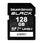 DELKIN SDXC 128GB  BLACK USH-I C10 U3 V30