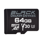 DELKIN MICRO SDXC  64GB  BLACK USH-I C10 U3 V30