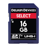 DELKIN SDHC 16 GB  SELECT USH-I C10 U1 V10