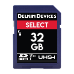DELKIN SDHC 32 GB  SELECT USH-I C10 U1 V10