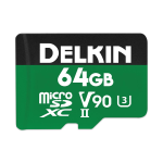 DELKIN MICRO SDXC  64 GB POWER USH-I C10 U3 V90