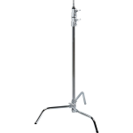 KUPO CL-40M C-STAND ARGENTO CON GAMBA DI LIVELLAMENTO