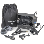Saramonic Ultra: Sistema Microfonico Wireless Professionale con Registrazione a 32-bit Float, Timecode e 2 Microfoni Lavalier Inclusi