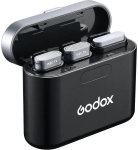Godox WEC KIT 2 microfono wireless 2,4 GHz compatto per fotocamere e smartphone con audio professionale